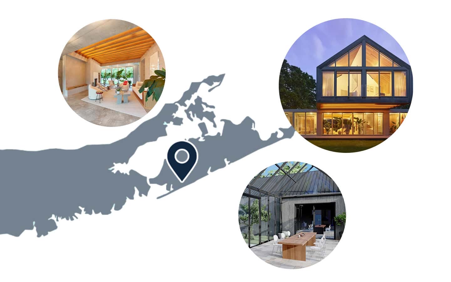 Map of CooperBuild Hamptons Projects