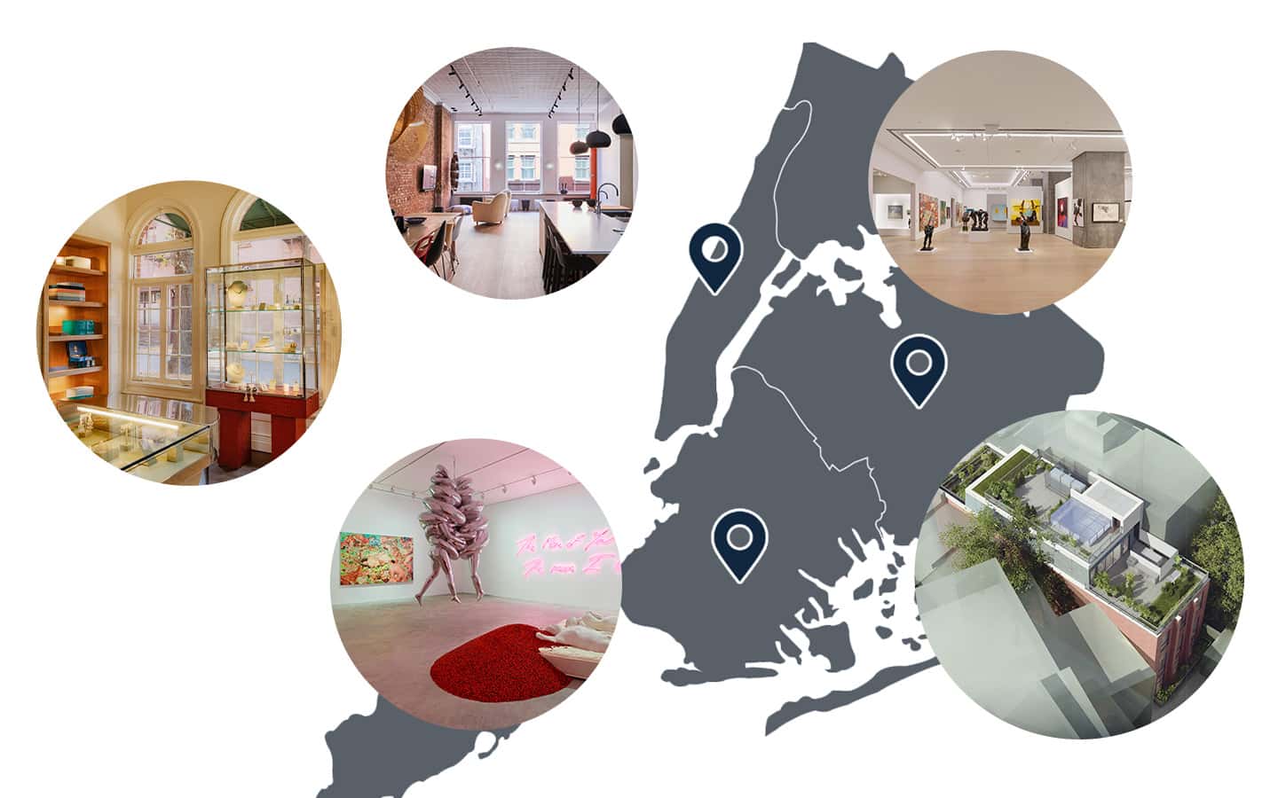 Map of CooperBuild NYC Projects