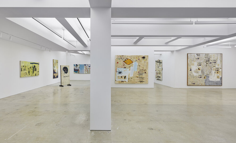 Alternate view of the main gallery hall at Nahmad Contemporary